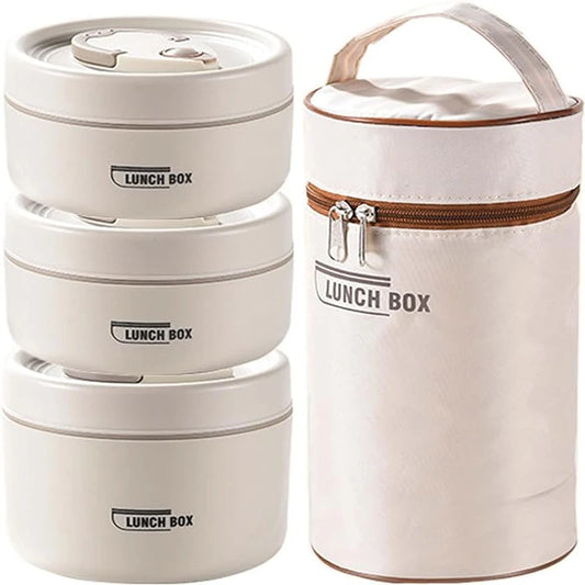 Lunch Box Inox 3-en-1 Étanche