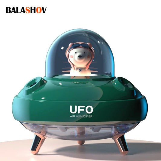 Humidificateur USB Double Jet 400ml – Silencieux & LED