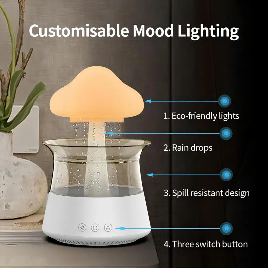Diffuseur Nuage Relaxant – Pluie & Lumière Apaisante