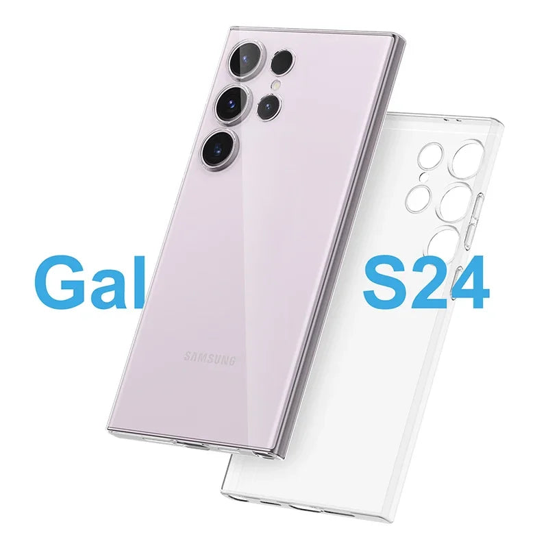 Coque Silicone Cristal Samsung S24 / Plus / Ultra