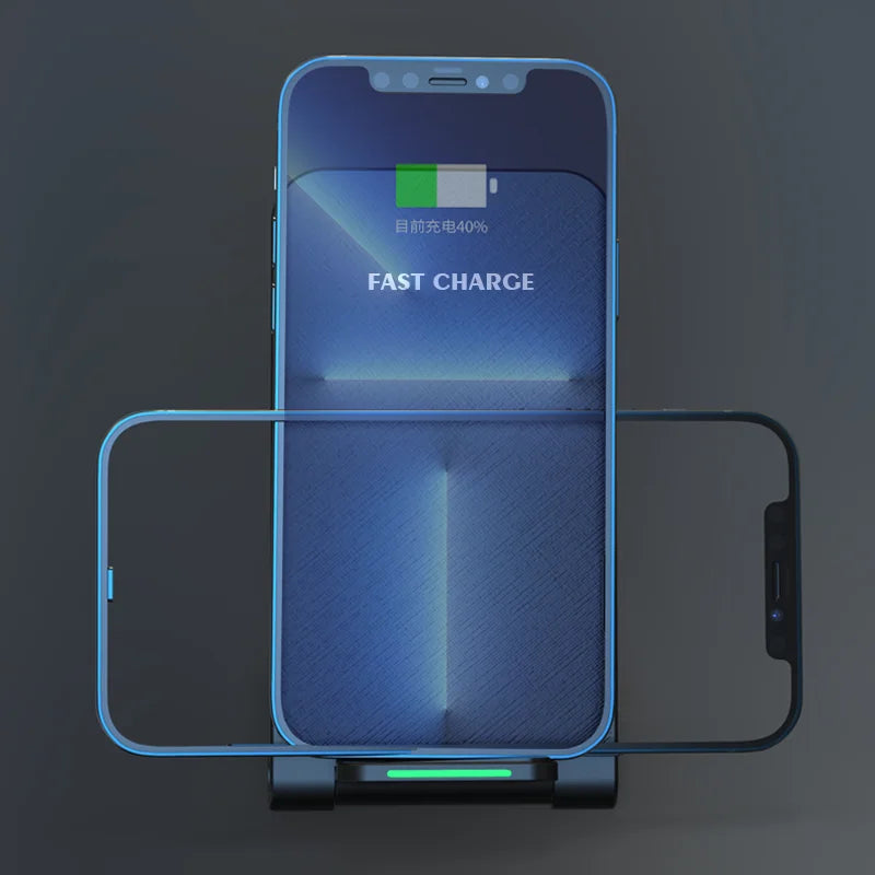 Chargeur Sans Fil 30W – Compatible MagSafe & Type-C