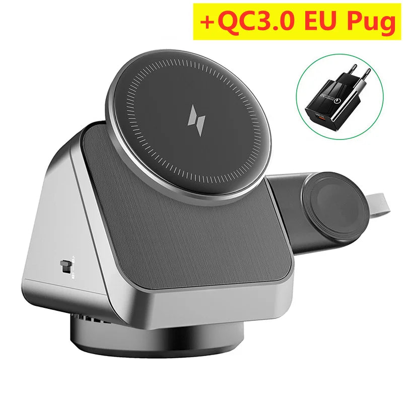 Station de Charge 3-en-1 MagSafe – iPhone, Apple Watch & AirPods