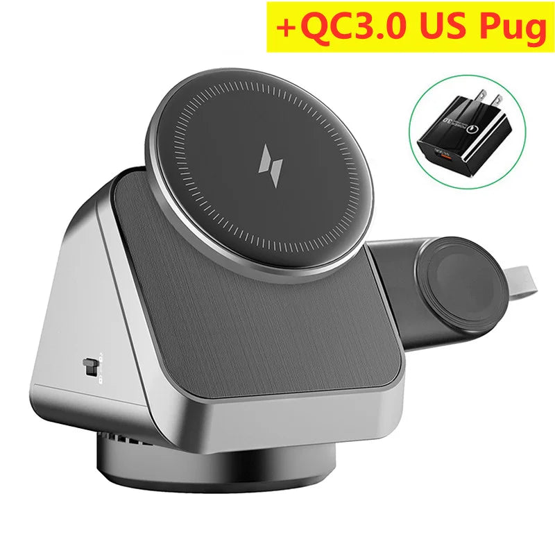 Station de Charge 3-en-1 MagSafe – iPhone, Apple Watch & AirPods
