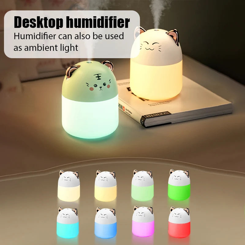 Mini Humidificateur USB 250ML – Brume & Arômes