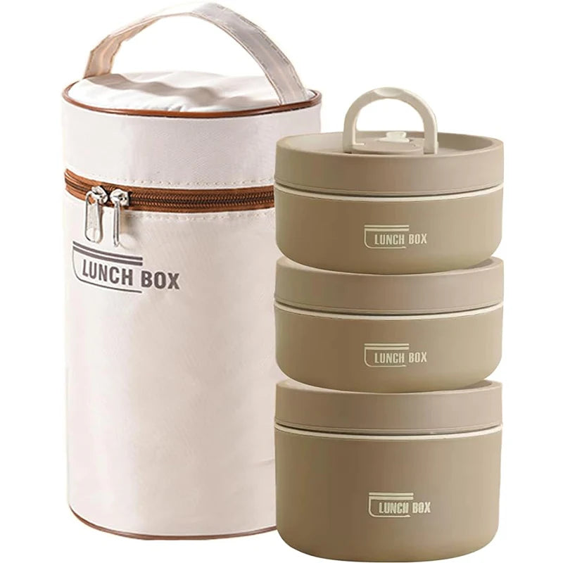 Lunch Box Inox 3-en-1 Étanche