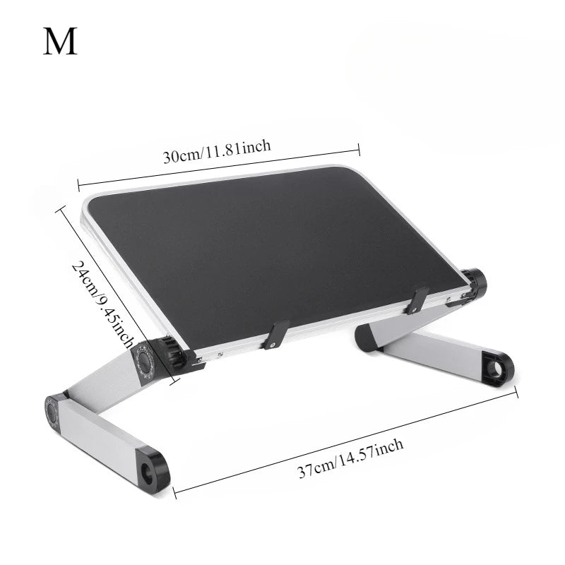 Support PC Portable Réglable – Aluminium Pliable