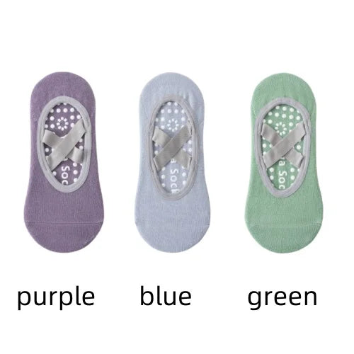 Chaussettes Antidérapantes Femme – Yoga, Pilates & Fitness
