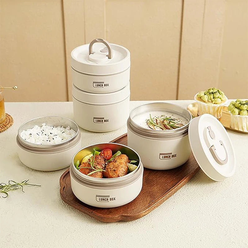 Lunch Box Inox 3-en-1 Étanche