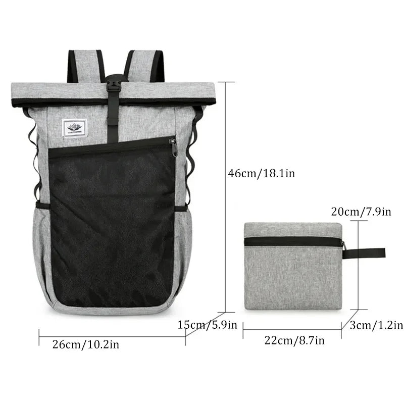 Sac à Dos Pliable Étanche Ultraléger Randonnée & Voyage