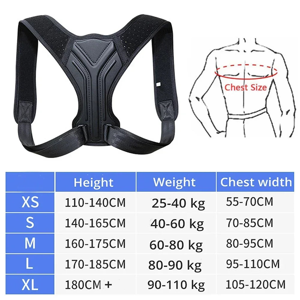 Correcteur de Posture Renforcé – Dos & Épaules