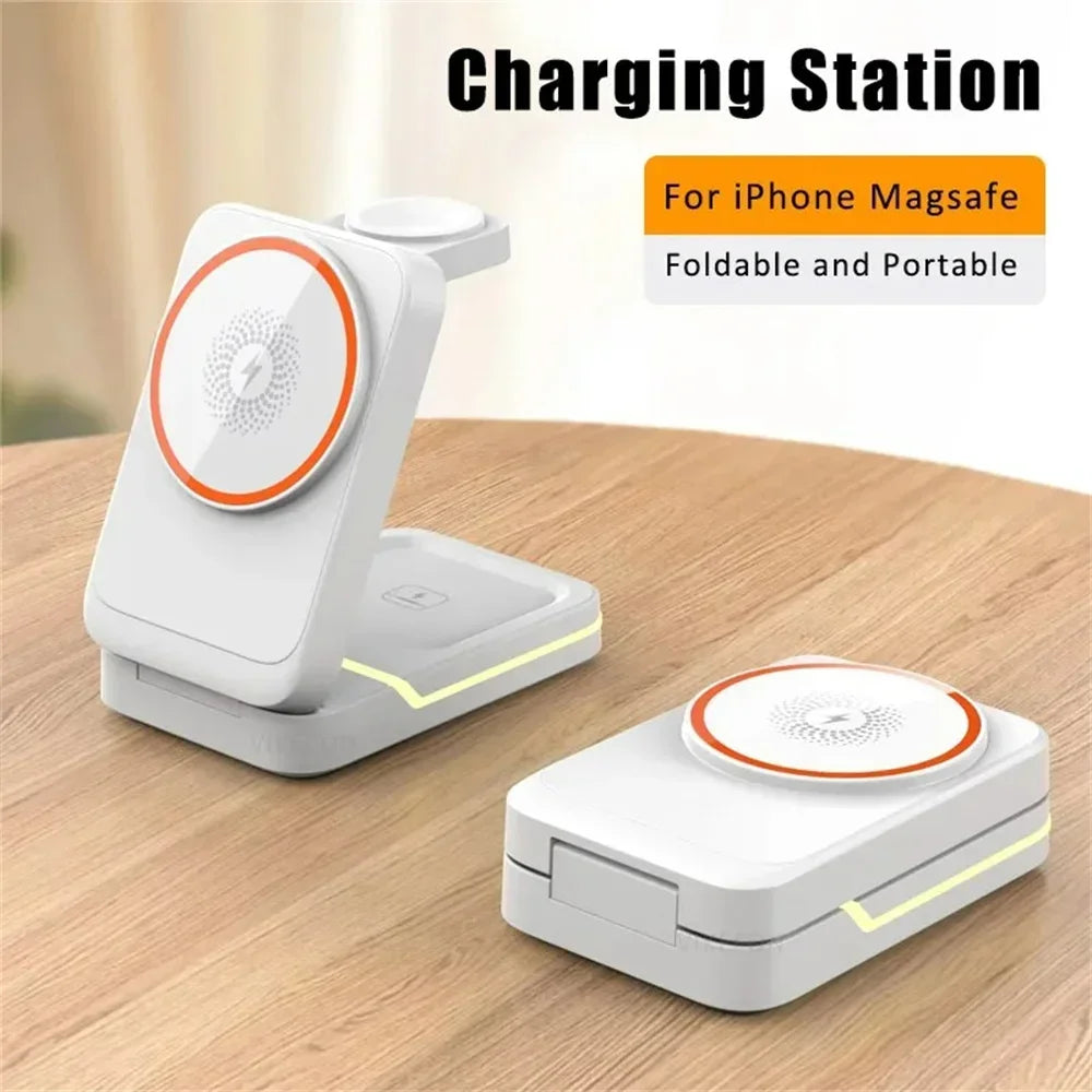 Station MagSafe 30W Pliable – iPhone, Watch & AirPods