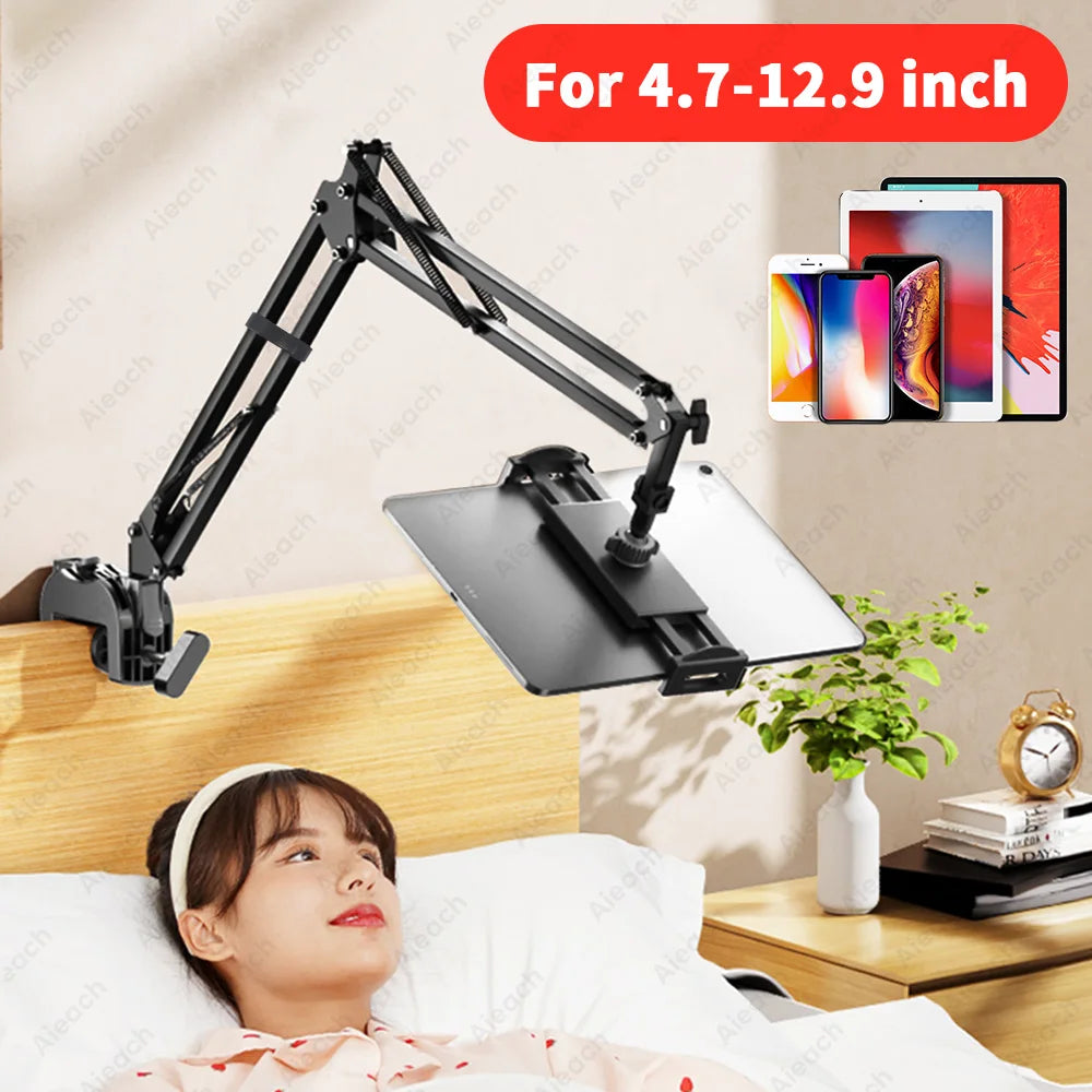Bras Support Réglable pour Tablette – Confort Lit & Bureau