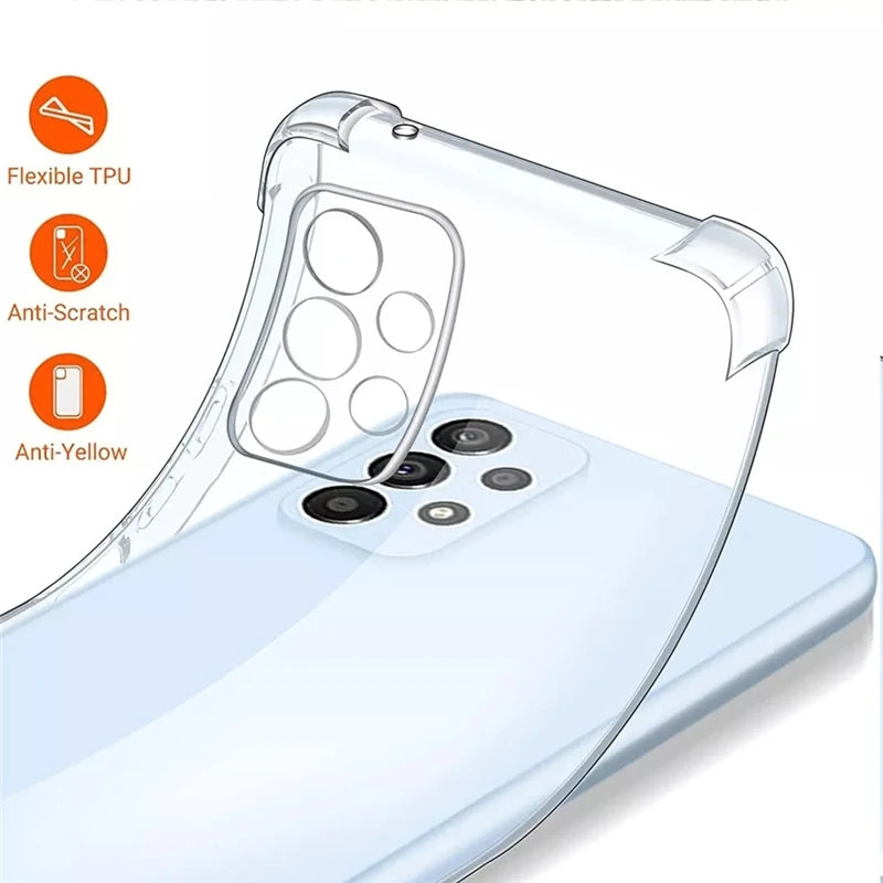 Coque Transparente Luxe Antichoc pour Samsung A54 haut de gamme