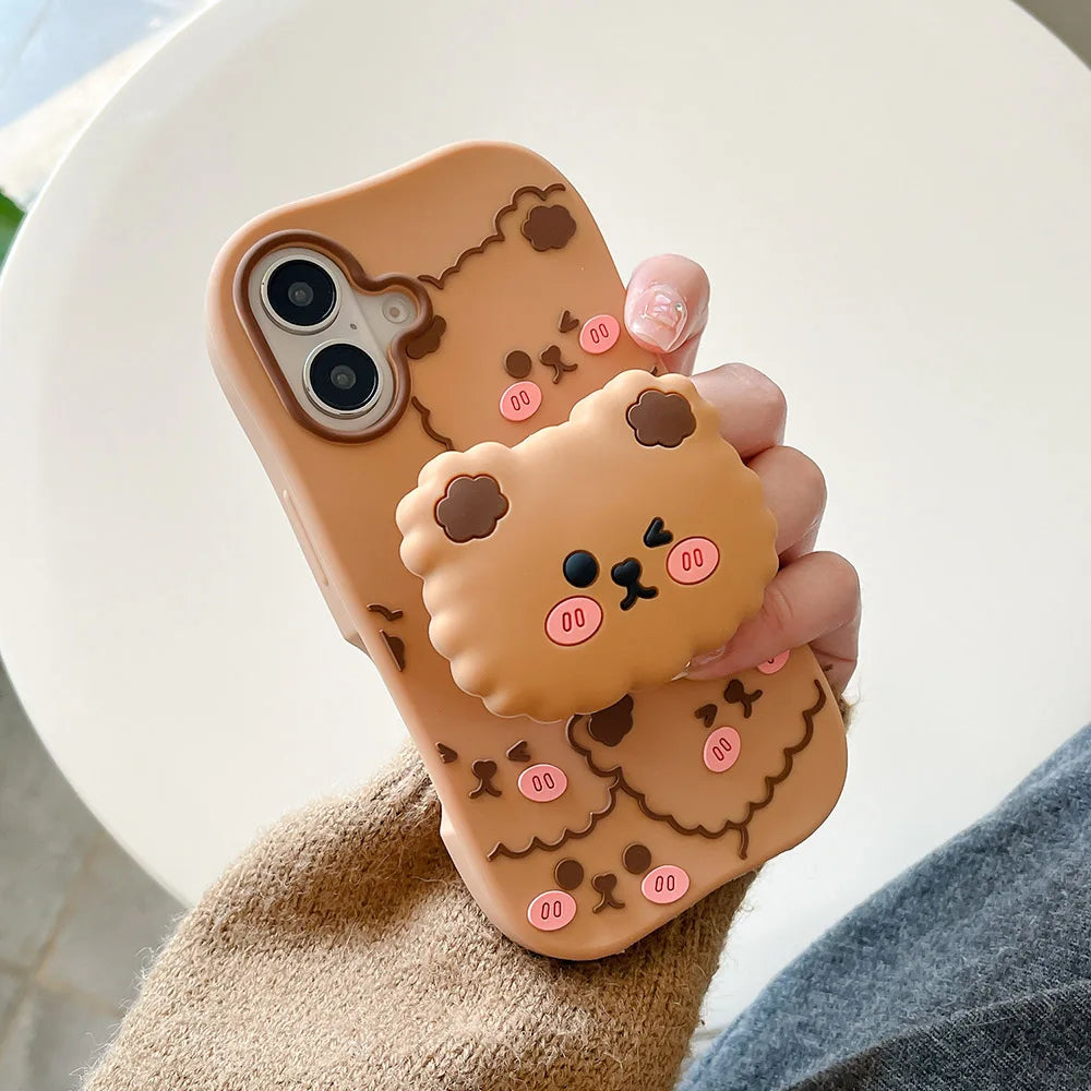 Coque Ours Mignonne™ – iPhone 11 à 16 Pro Max