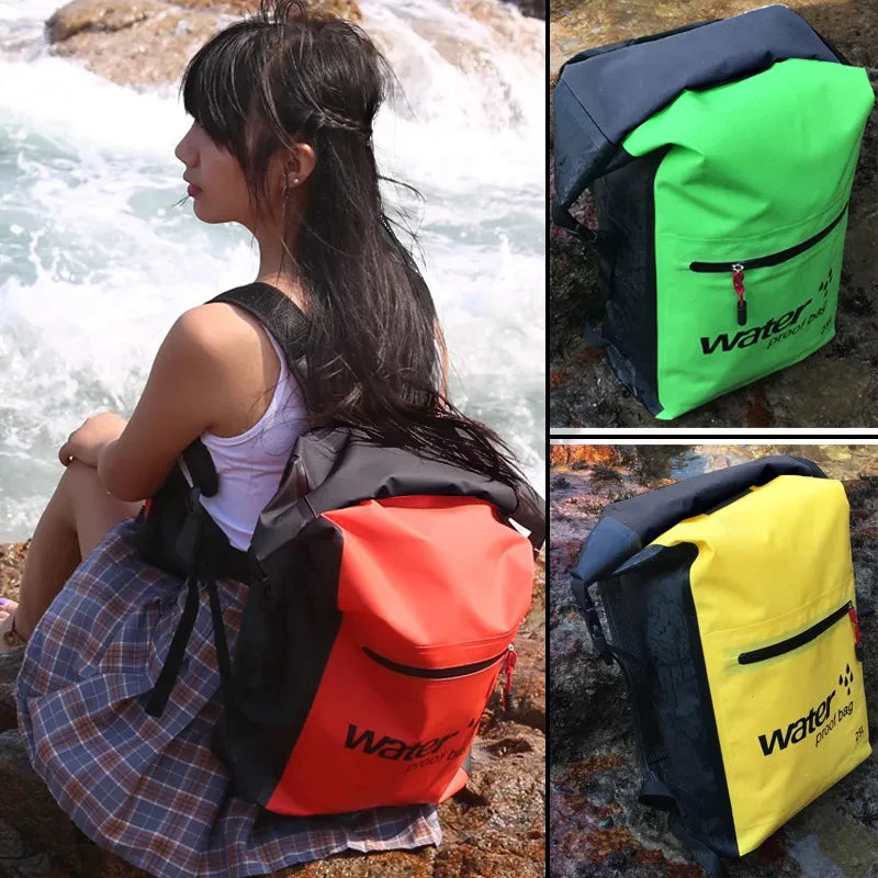Sac à Dos Étanche 25L – Sport Nautique, Randonnée, Voyage