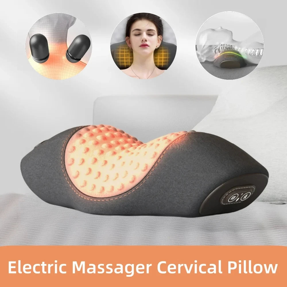 Oreiller de Massage Chauffant – Relaxation Profonde à Domicile