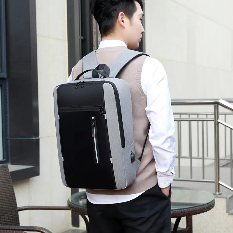Sac à dos homme business USB – élégant & étanche