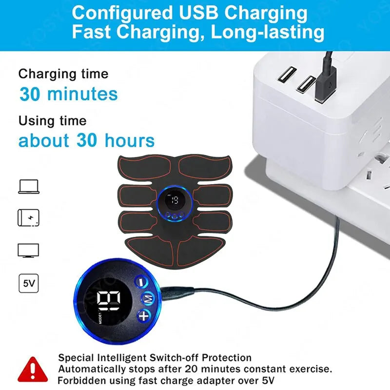 Électrostimulateur EMS Abdos – Entraînement Ciblé à Domicile