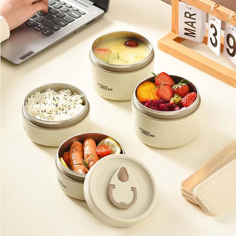 Lunch Box Inox 3-en-1 Étanche