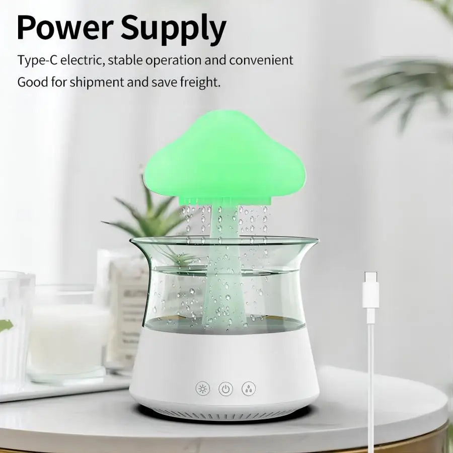 Diffuseur Nuage Relaxant – Pluie & Lumière Apaisante