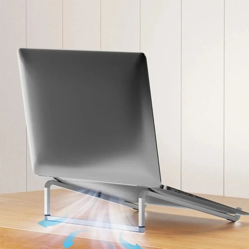 Support PC Portable Aluminium Pliable & Antidérapant