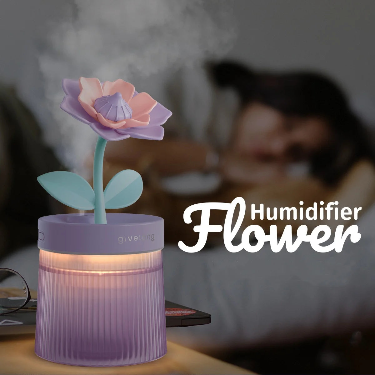 Diffuseur d'Arômes USB – LED & Brume Fraîche