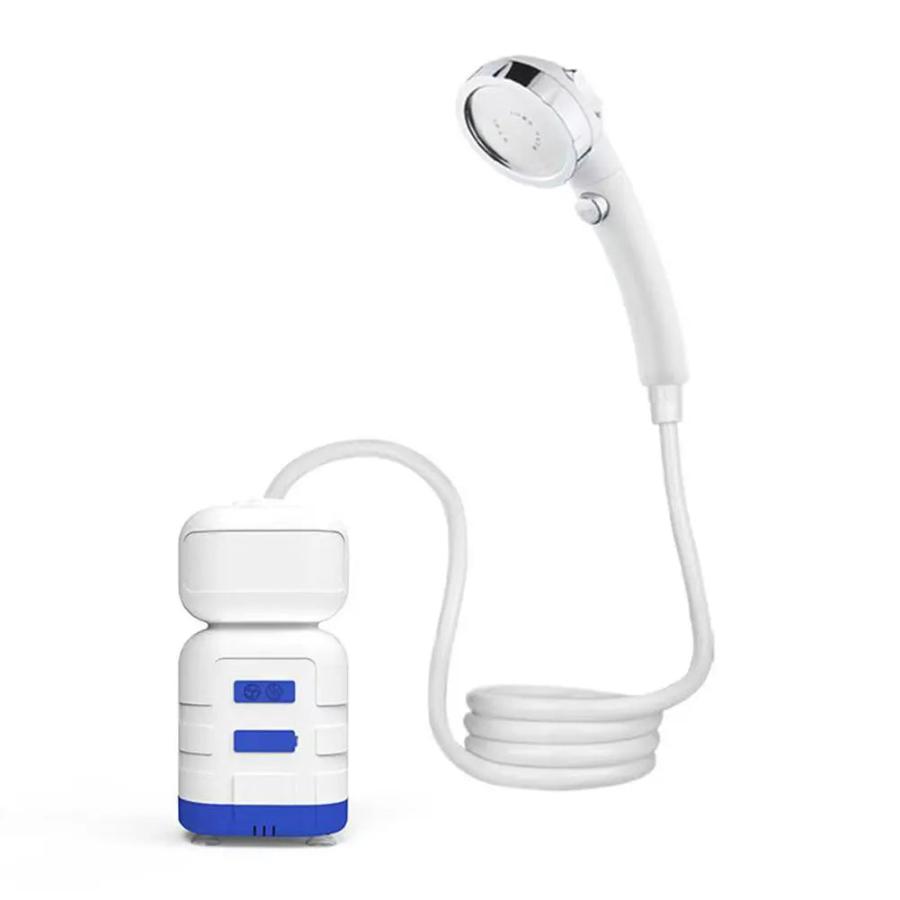Douche de Camping 2-en-1 avec Lampe LED Rechargeable IPX7