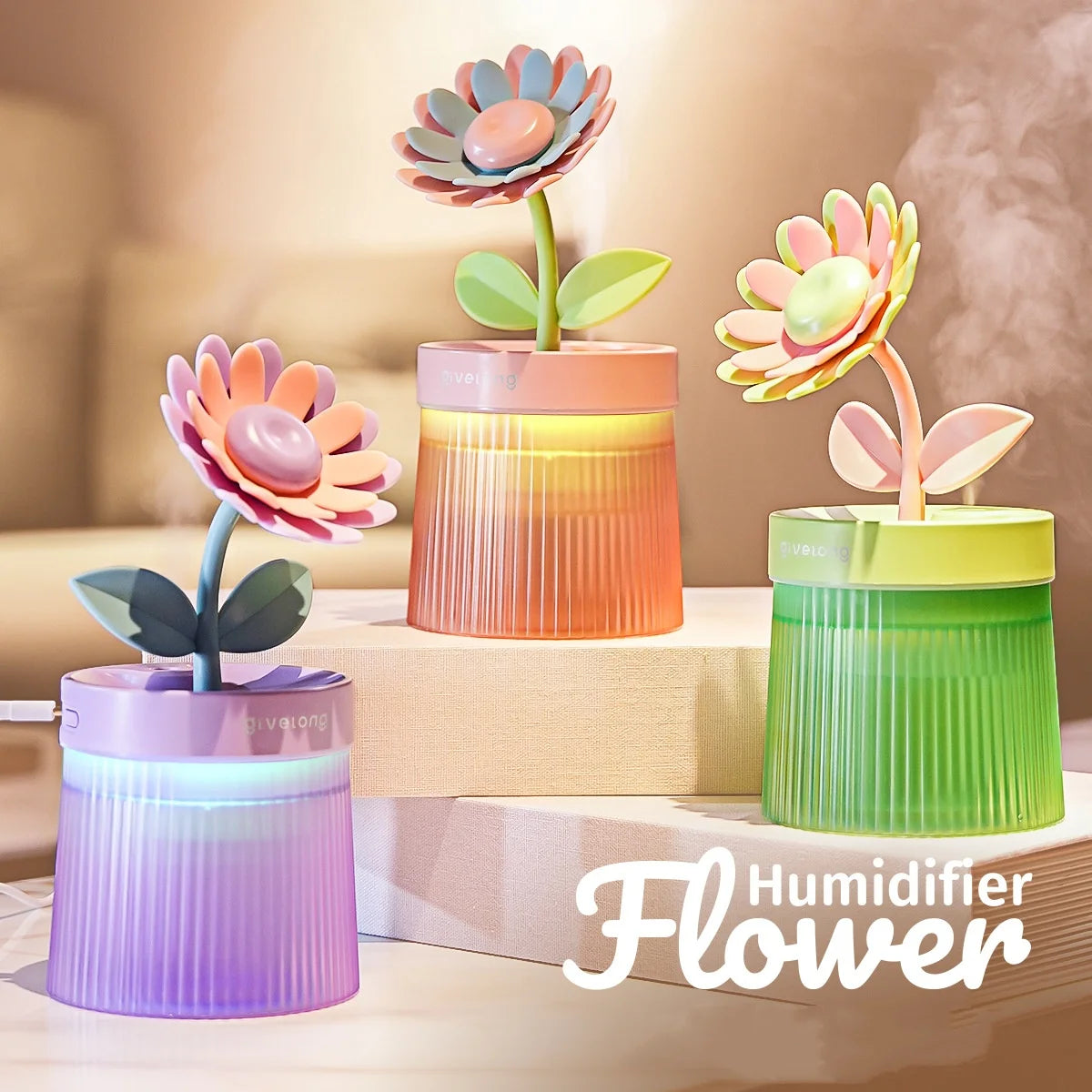 Diffuseur d'Arômes USB – LED & Brume Fraîche