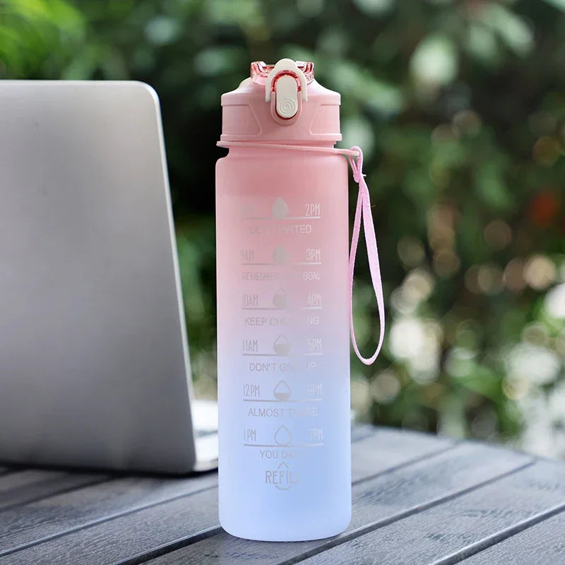 Bouteille ÉcoFlow™ – 600ml avec Paille