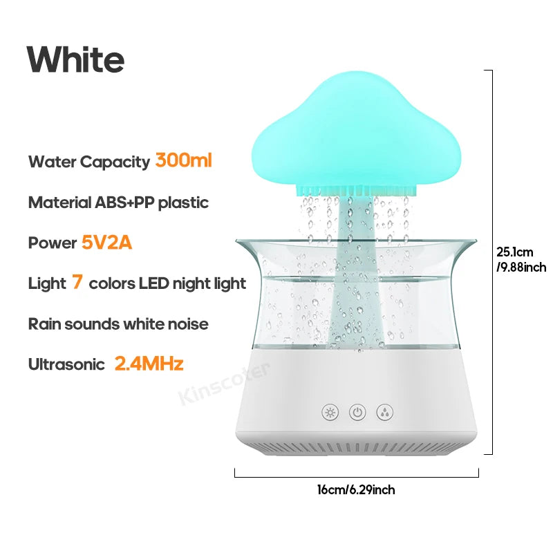 Humidificateur Pluie & Veilleuse