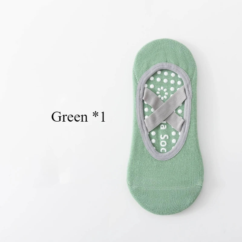 Chaussettes Antidérapantes Femme – Yoga, Pilates & Fitness