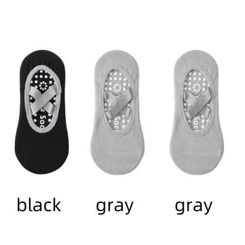 Chaussettes Antidérapantes Femme – Yoga, Pilates & Fitness
