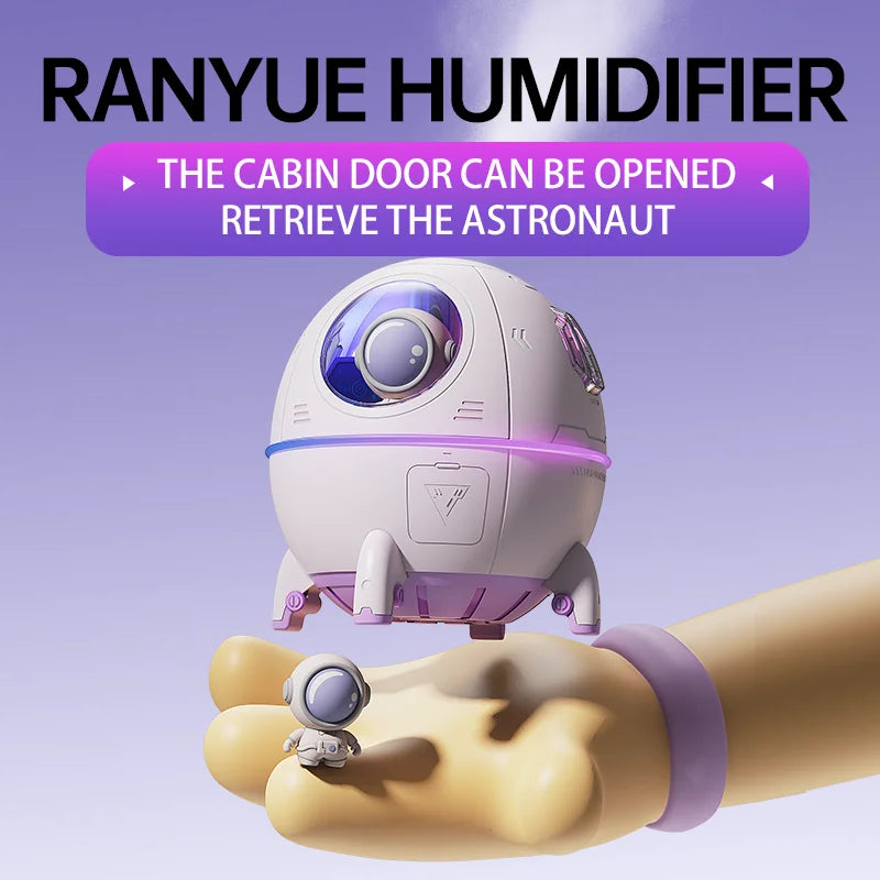 Humidificateur Astronaute USB – LED & Diffuseur d'Arômes