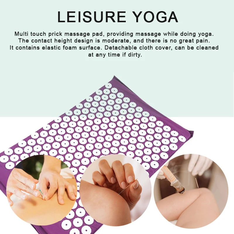 Coussin de Massage Yoga – Relaxation Dos & Nuque