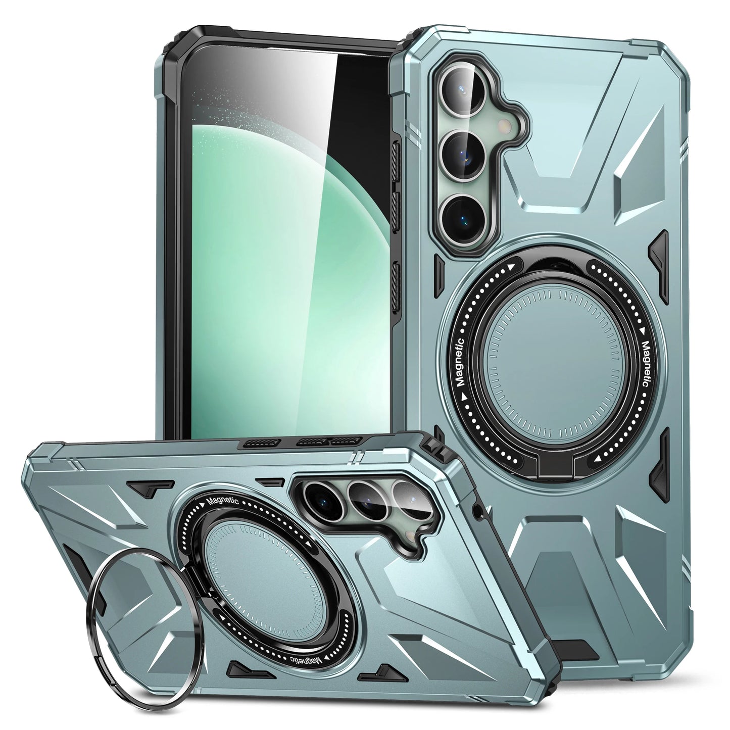 Coque Samsung A14 A15 A34 A54 avec Anneau Magnétique