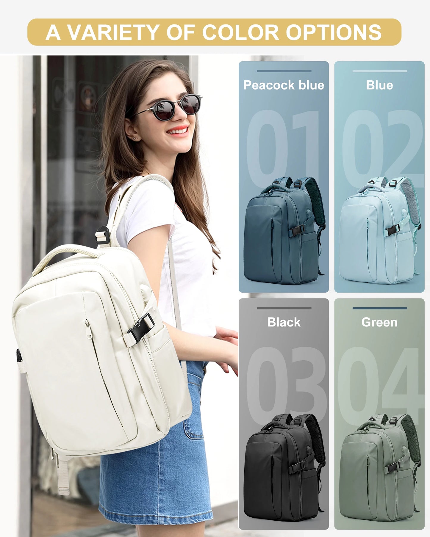 Sac à dos étanche 20-35L mixte – Travail & Voyage