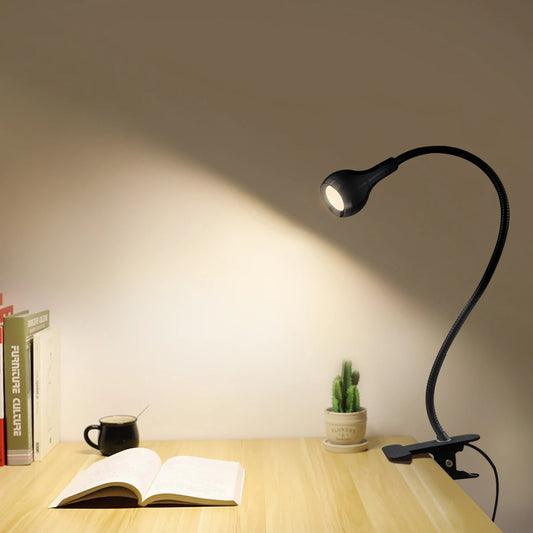Lampe LED à Clip – Éclairage Précis & Col 360°