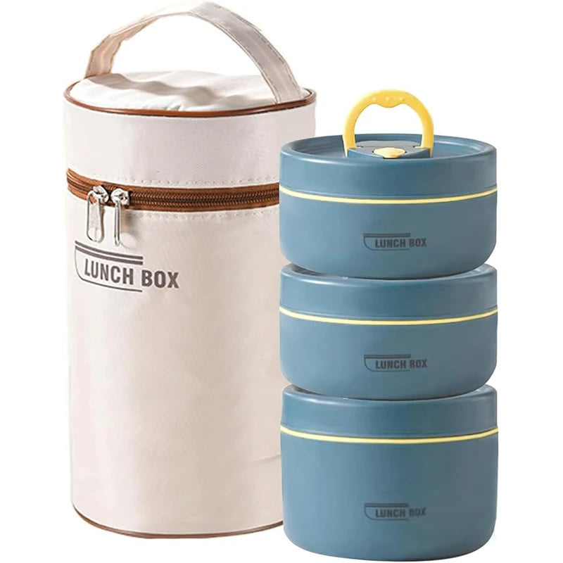 Lunch Box Inox 3-en-1 Étanche