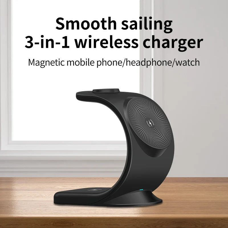 Support MagSafe 3-en-1 – Chargeur iPhone, Watch & AirPods