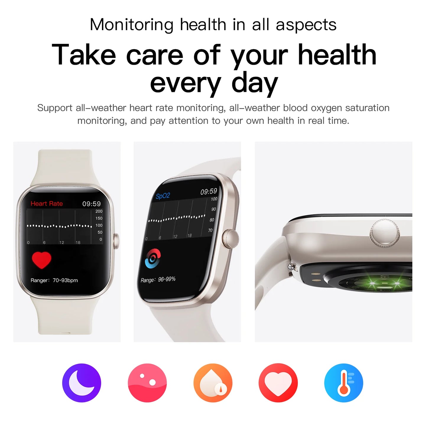 Montre Connectée EFFEOKKI – Élégante & Compatible iOS/Android