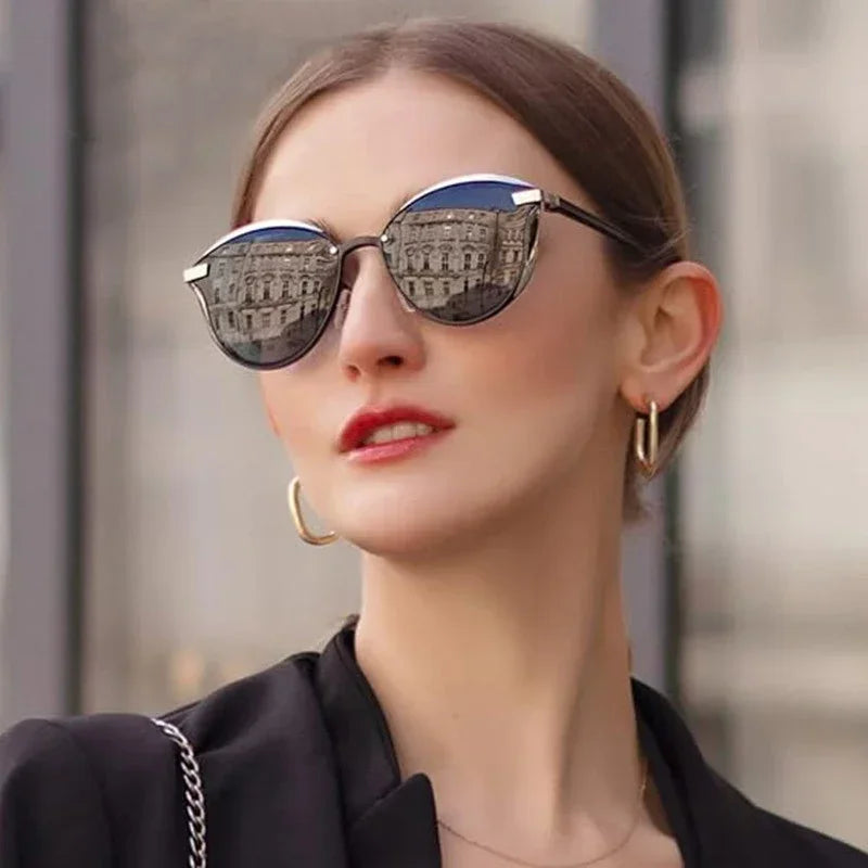 Lunettes de Soleil Femme Polarisées Rondes – Élégance Luxe