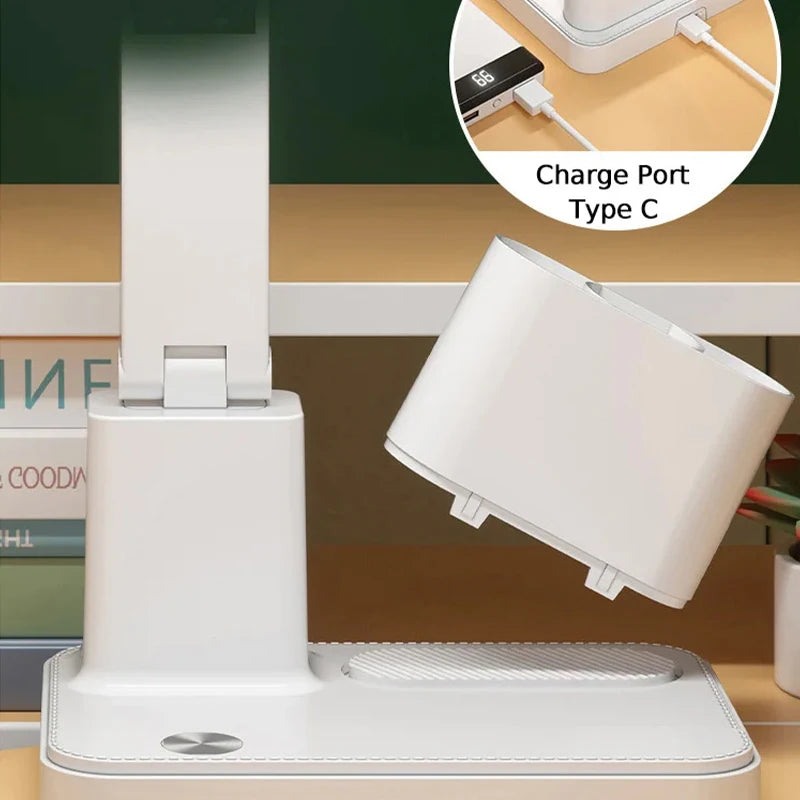 Lampe LED Tactile avec Horloge Intégrée
