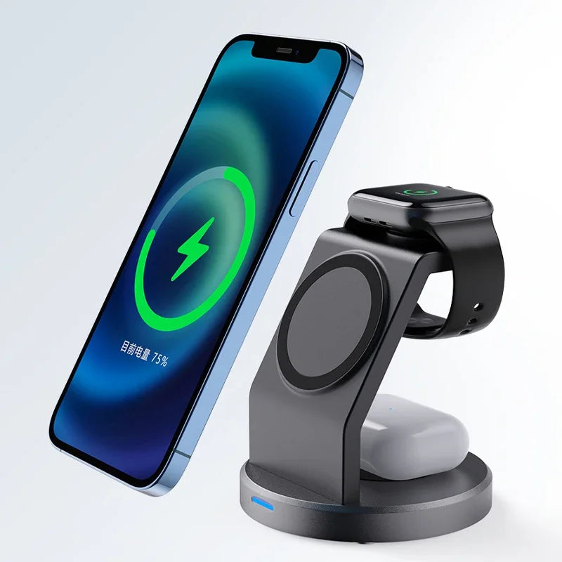 Chargeur 3-en-1 MagSafe – iPhone, Watch & AirPods