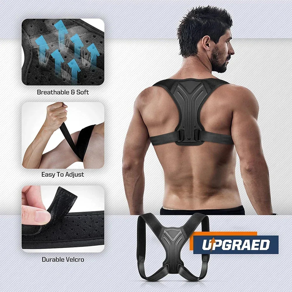 Correcteur de Posture Renforcé – Dos & Épaules