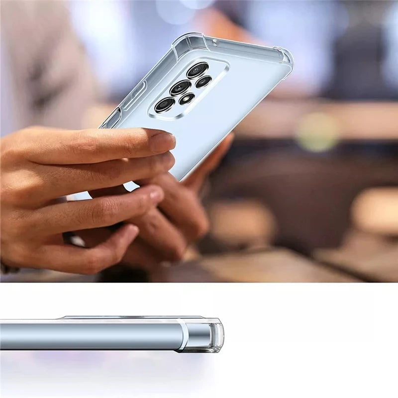Coque Transparente Luxe Antichoc pour Samsung A54 haut de gamme