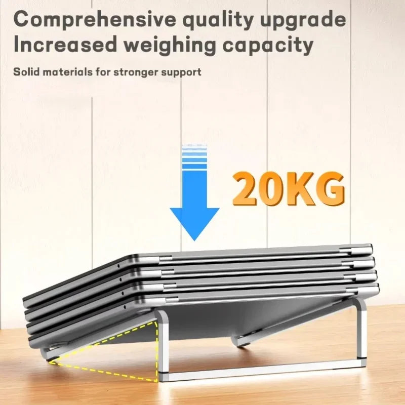 Support PC Portable Aluminium Pliable & Antidérapant