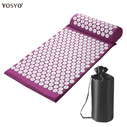 Coussin de Massage Yoga – Relaxation Dos & Nuque