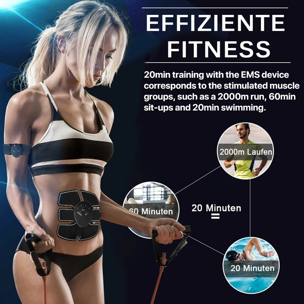 Stimulateur Musculaire EMS Sans Fil – Fessiers & Abdominaux