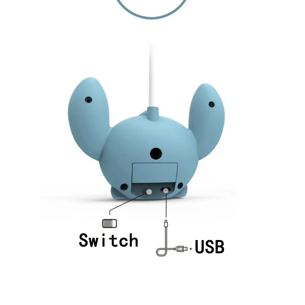 Lampe Stitch LED Rechargeable – 2-en-1 avec Taille-crayon