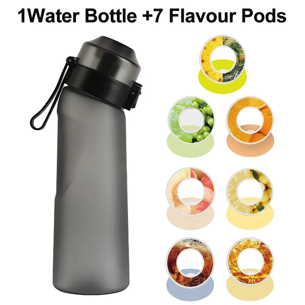 Gourde Aromatisée 650ml – 7 Capsules de Fruits & Sans BPA